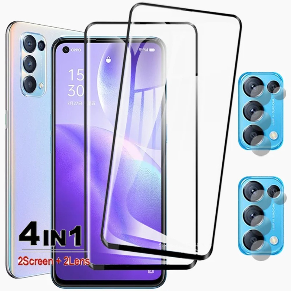 Oppo Find X8 - Kaca Tempered 4IN1 Full Cover Untuk